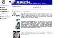 Desktop Screenshot of beotehnika.rs