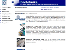 Tablet Screenshot of beotehnika.rs